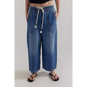 We The Free People Womens Easy Peasy Pull on Jeans Streetcore Gorpcore Grunge XL